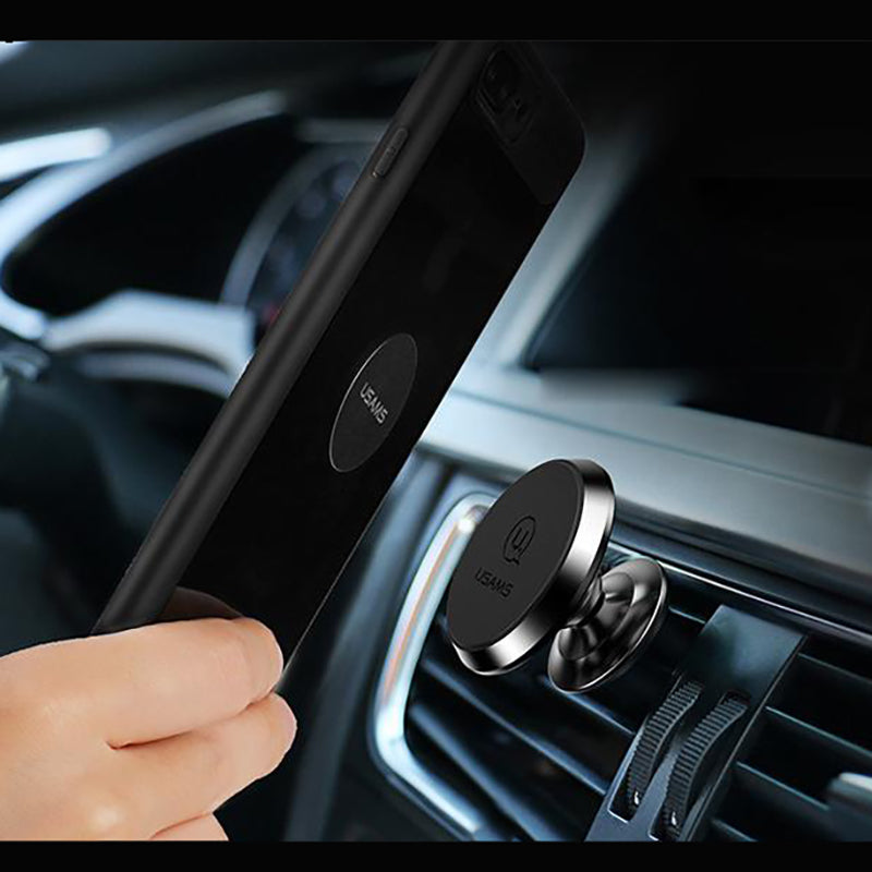 Автодержатель USAMS US-ZJ022 Car Tuyere Magnetic Black
