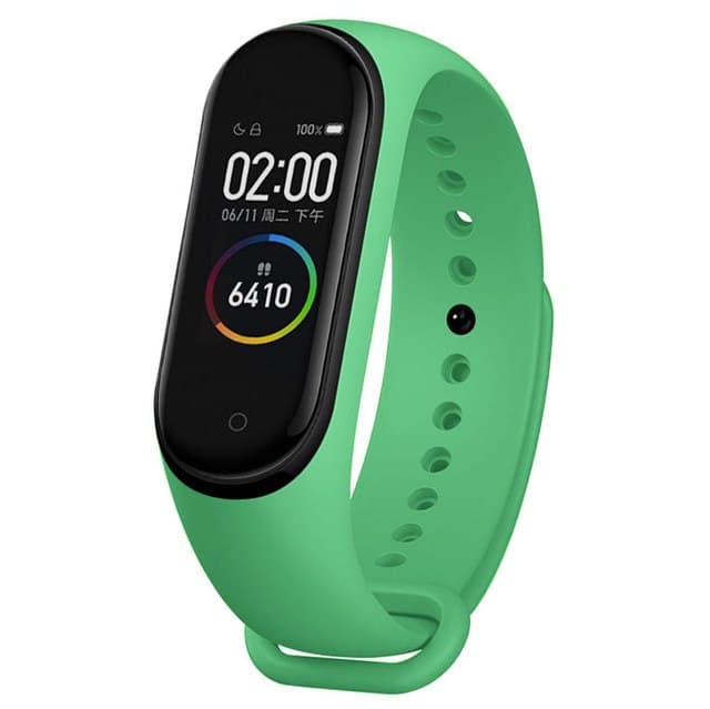 Без бренда Силіконовий ремінець для фітнес браслета Xiaomi Mi Band 3/4 Green grass
