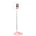 Кільцева LED-лампа для селфі Usams US-ZB120 Stretchable Selfie Ring Light Рожевий