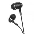 Вакуумні навушники з мікрофоном Hoco M76 Maya universal earphones Чорний
