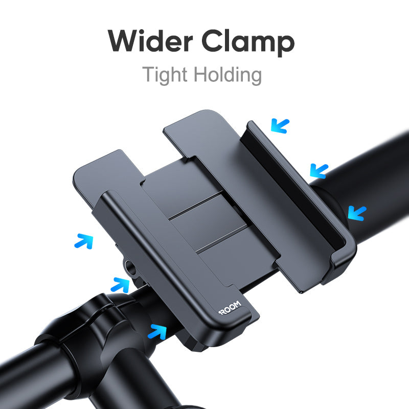 Вело-мото держатель телефона на руль Joyroom JR-ZS252 Metal Bracket For Bicycle Black