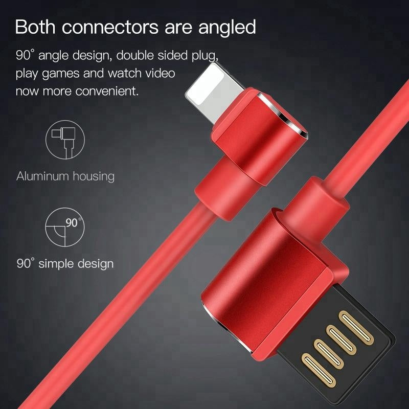 Кабель Hoco U37 Long roam charging Lightning Black