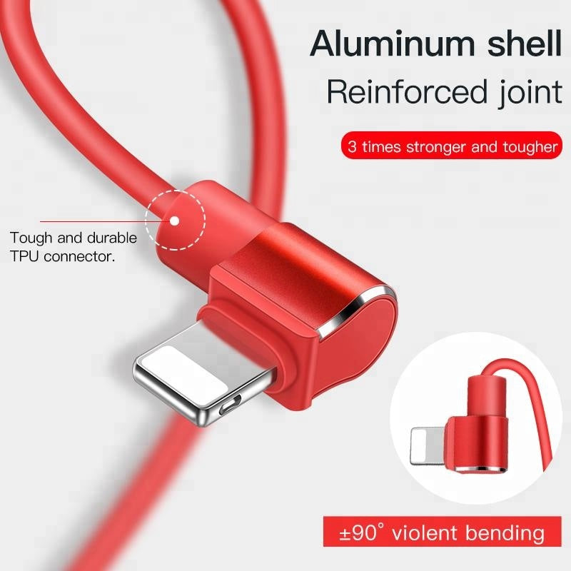 Кабель Hoco U37 Long roam charging Lightning Red