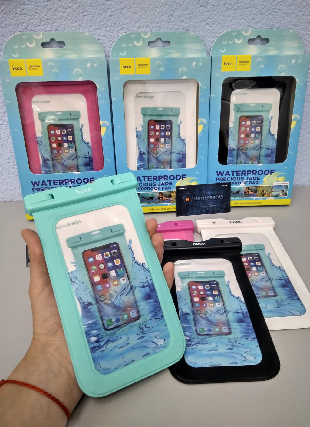 Водонепроникний чохол Hoco Waterproof Precious jade case зелений