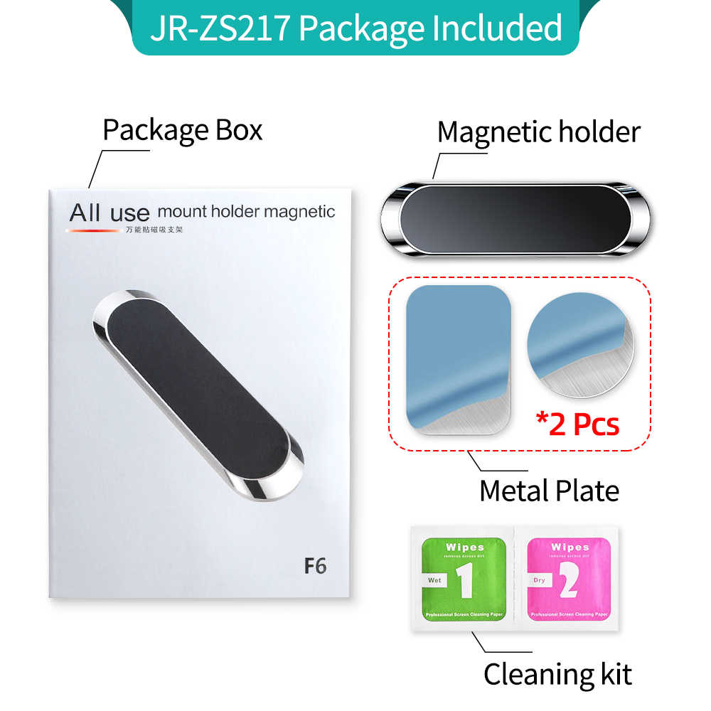 Магнитный держатель для телефона Joyroom JR-ZS217 Metal Magnetic Phone Holder Dark Grey