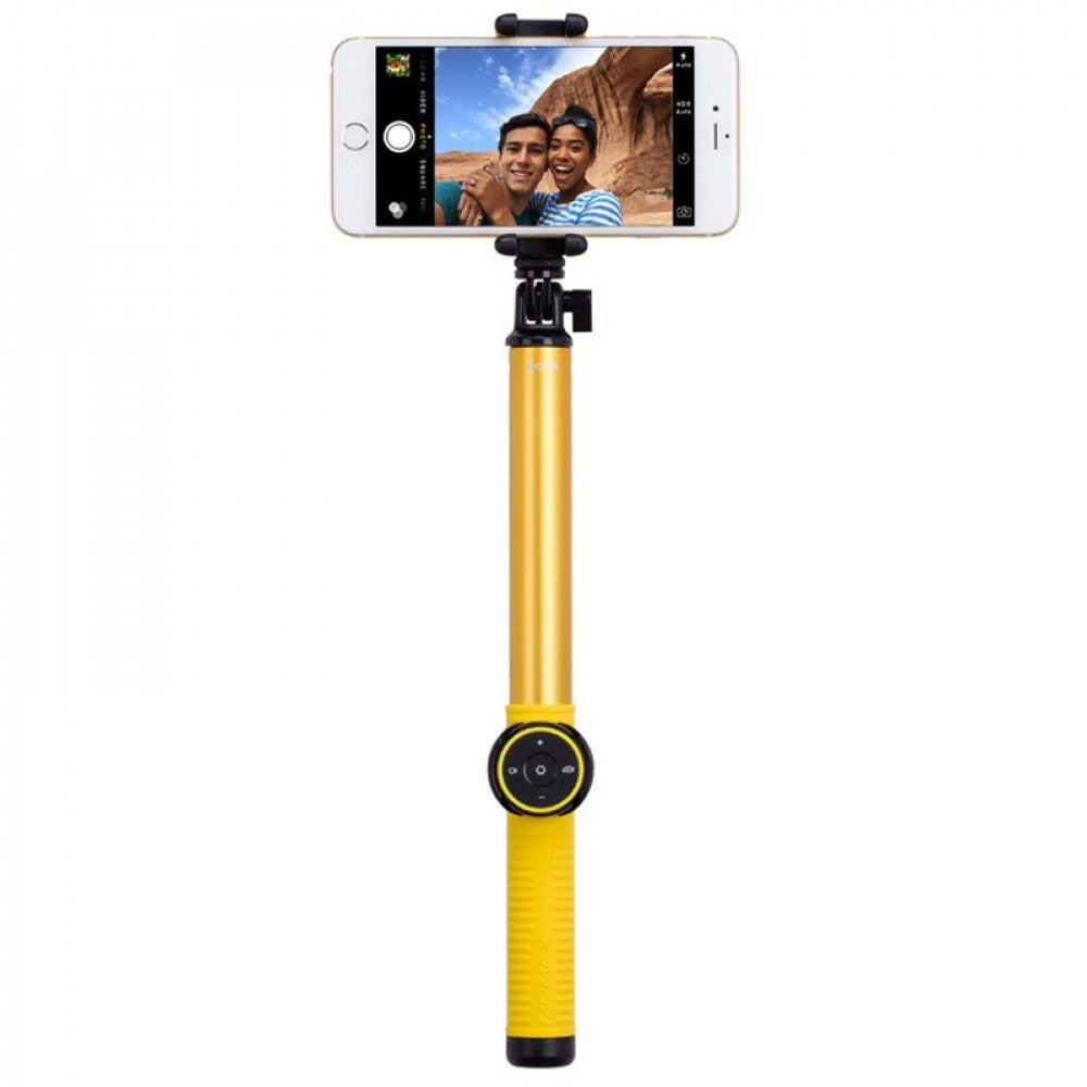 Селфі-монопод Momax Selfie Hero Bluetooth Selfie Pod 70 см Yellow/Black (KMS6D)