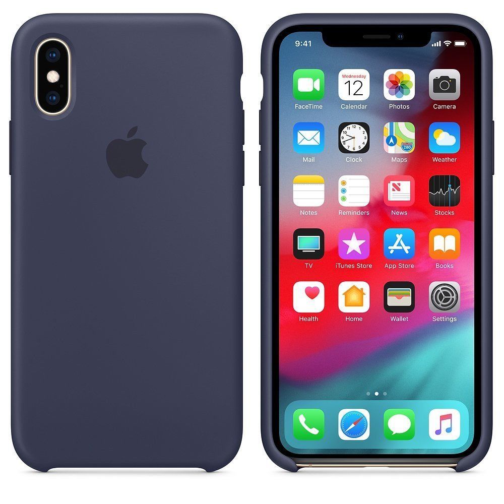 Чохол HC Silicone Case для Apple iPhone X/XS Midnight Blue Без бренда
