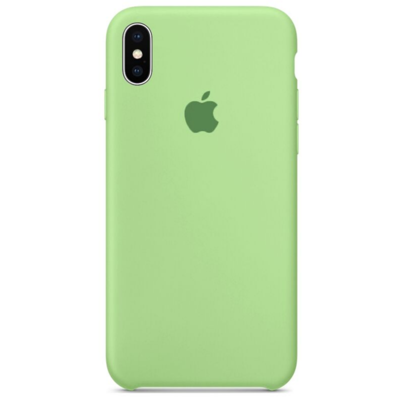 Чохол HC Silicone Case для Apple iPhone X/XS Mint Без бренда