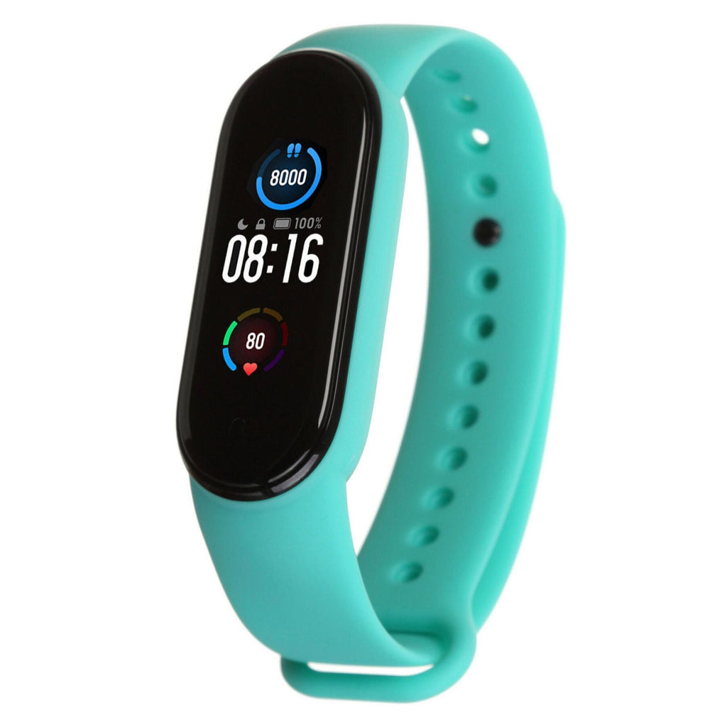 Без бренда Силіконовий ремінець для фітнес браслета Xiaomi Mi Band 5 Mint