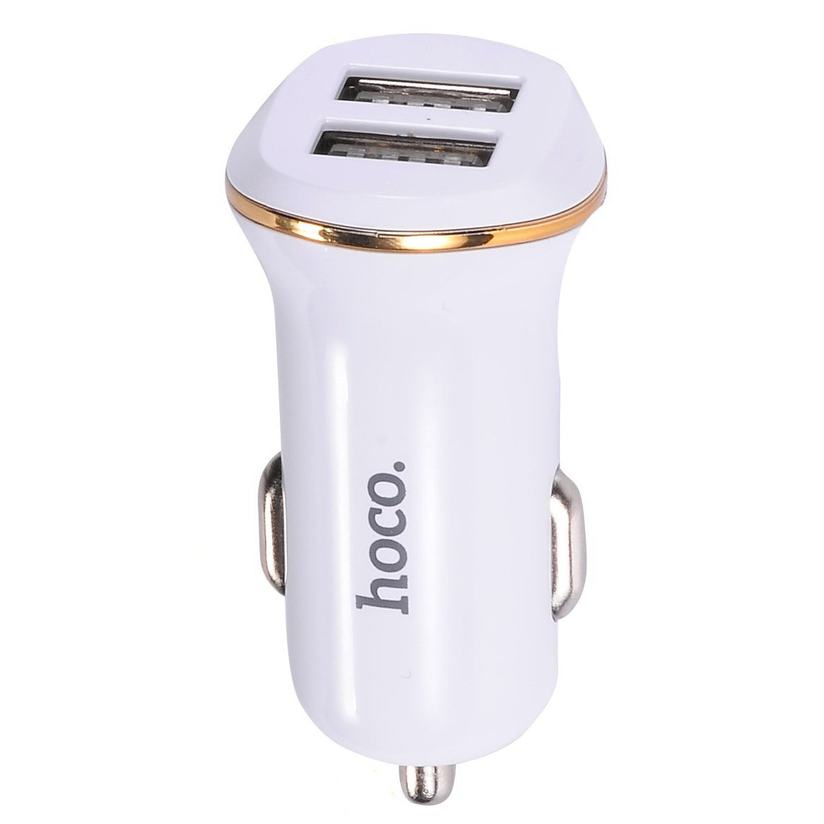 Автомобільне зарядне пристрій Hoco Z12 (2USB 2.4A) Білий