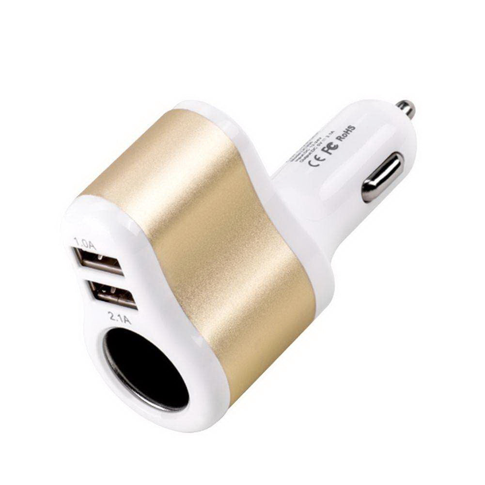 Автомобільний зарядний пристрій Hoco UC206 2USB 3.1A