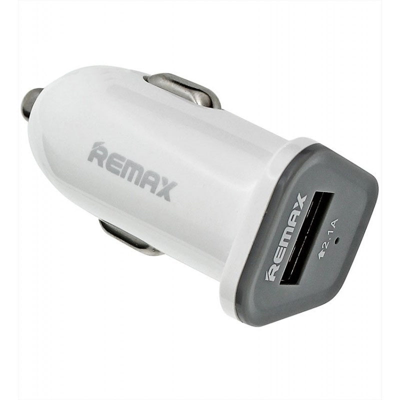 Автомобільний зарядний пристрій Remax RCC-101 Mini (1USB 2.1A) Білий