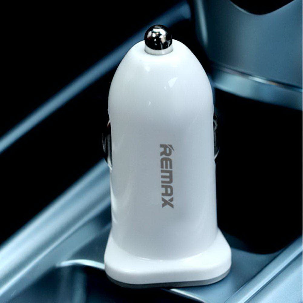 Автомобільний зарядний пристрій Remax RCC-101 Mini (1USB 2.1A) Білий