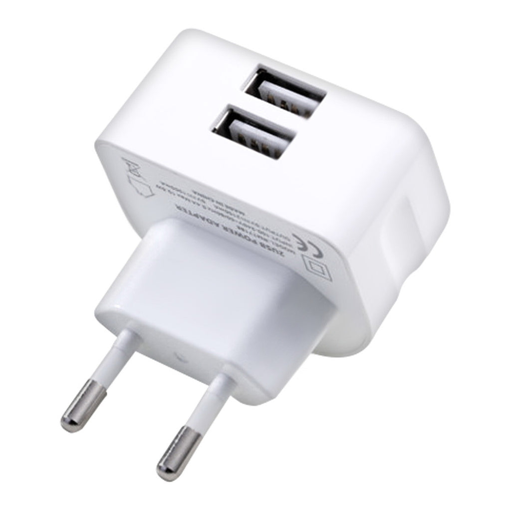 Мережеве зарядне пристрій Remax RMT7188 (2USB 2.1A) White