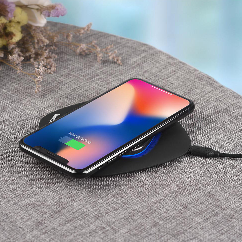Бездротовий зарядний пристрій Hoco CW10 Fast Charge (10W 1A) Чорний