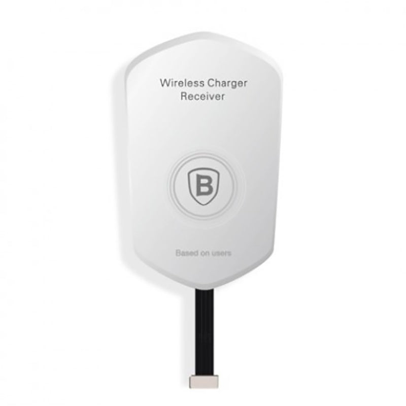 Приемники для БЗУ Baseus QI wireless iPhone USB (1A) White