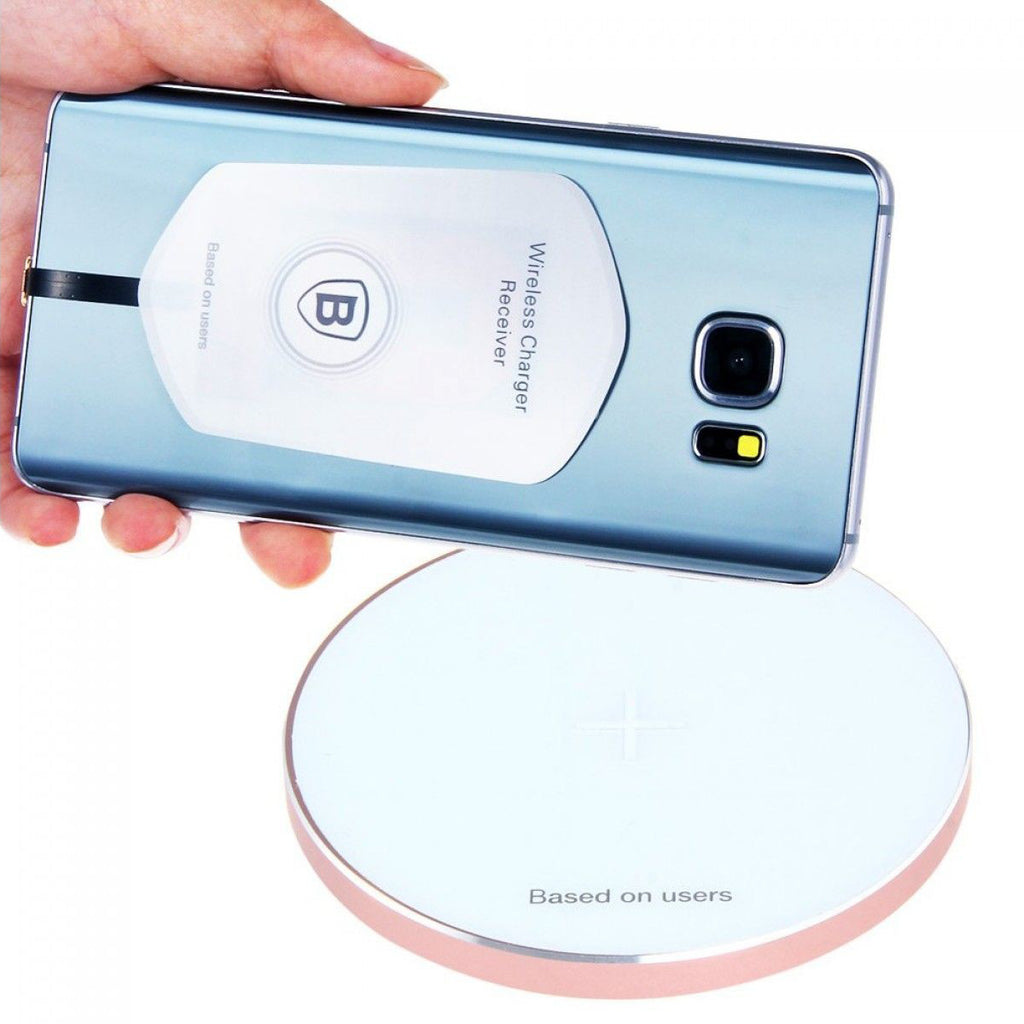 Приемник для БЗУ Baseus QI wireless Micro USB (1A) White