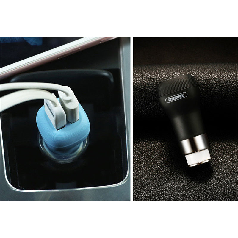 Автомобільне зарядне пристрій Remax RCC207 Flinc (2USB 2.4A) White