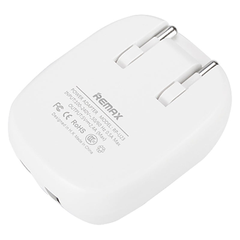 Мережевий зарядний пристрій Remax OR 2 USB 2.4A RP-U23 Blue