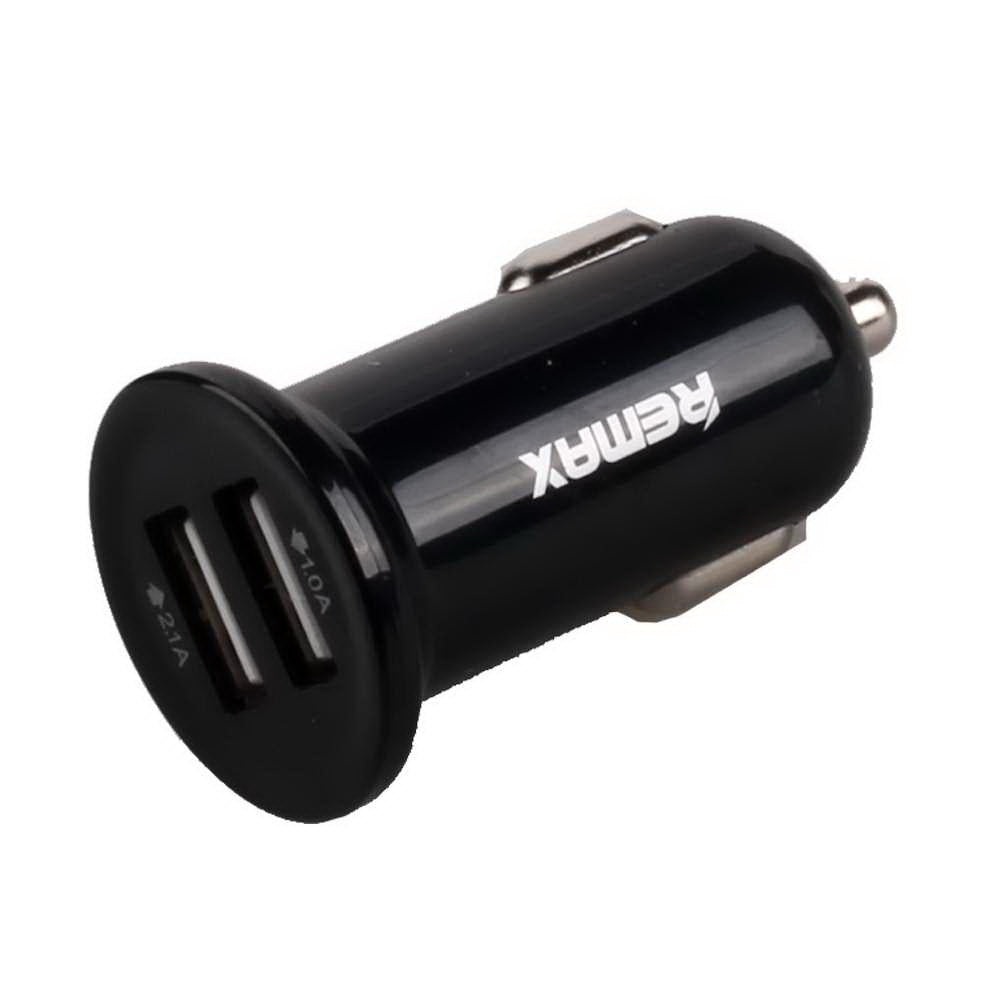 Автомобільний зарядний пристрій Remax RCC-201 Mini (2USB 2.1A) Чорний
