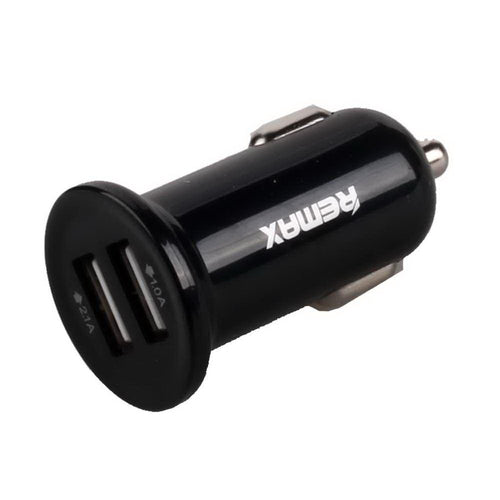 Автомобільний зарядний пристрій Remax RCC-201 Mini (2USB 2.1A) Чорний