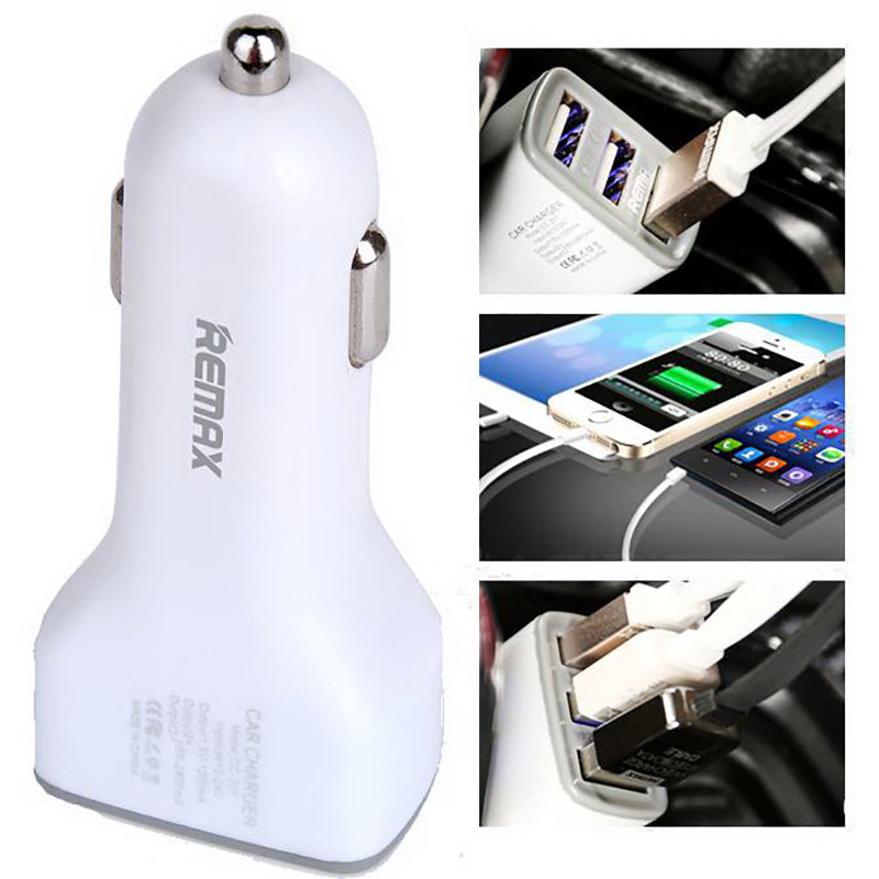 Автомобільний зарядний пристрій Remax Jane series RCC301 (3USB 3.6A)