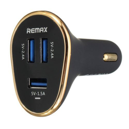 Автомобільне зарядне пристрій Remax RCC302 (3USB 6.3A) Black