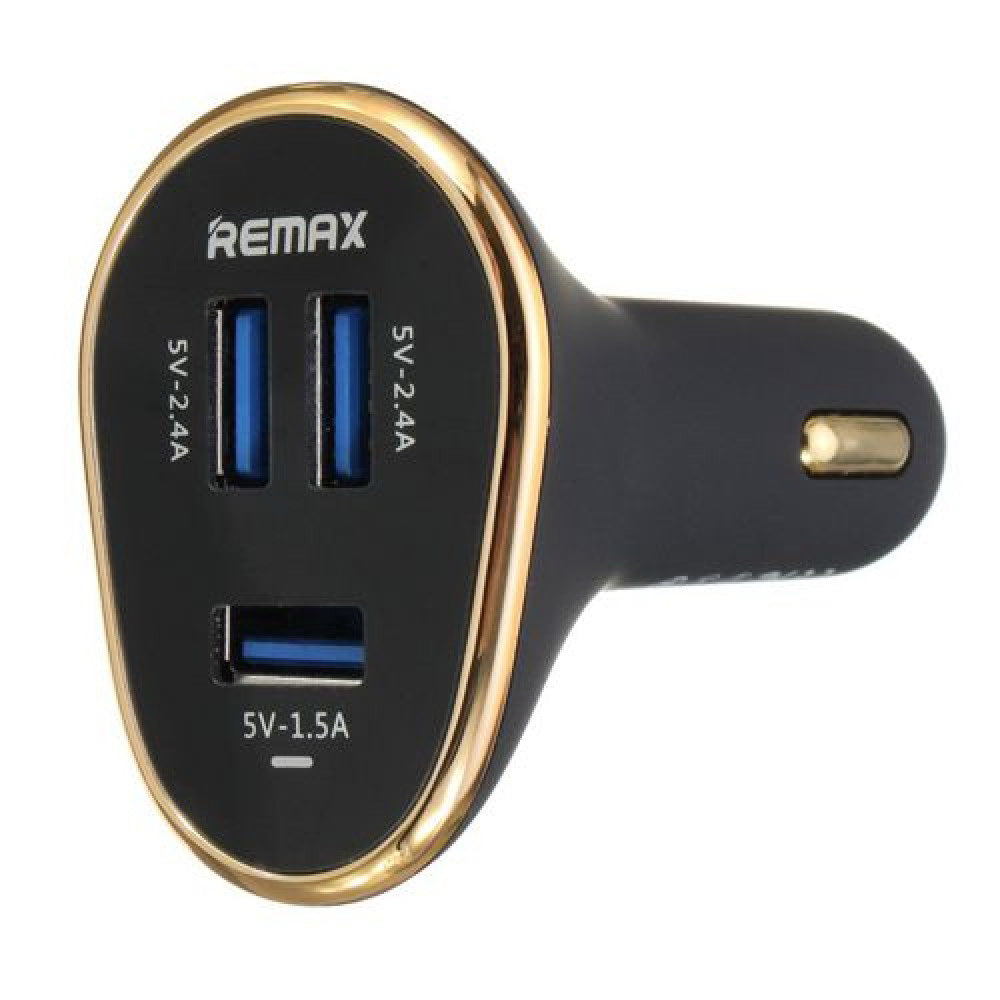 Автомобільне зарядне пристрій Remax RCC302 (3USB 6.3A) Black