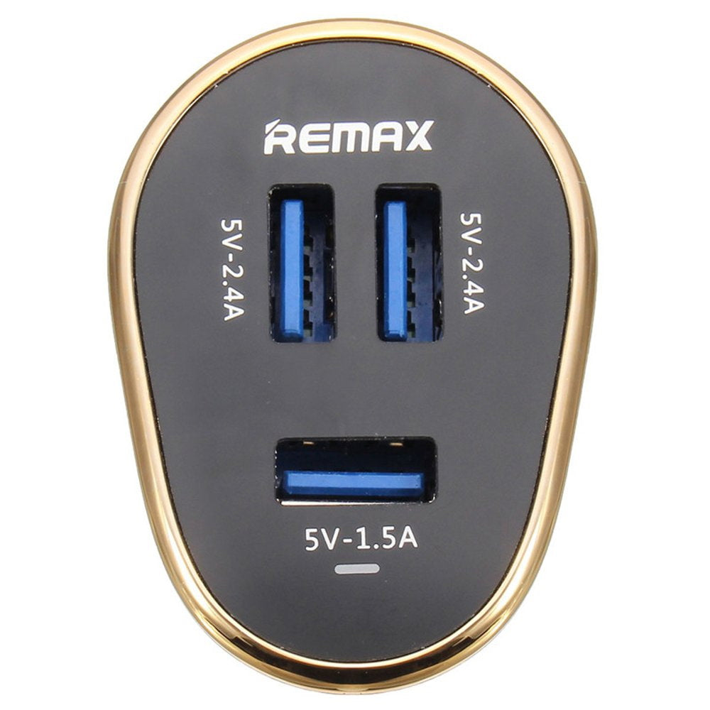 Автомобільне зарядне пристрій Remax RCC302 (3USB 6.3A) Black