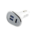Автомобільне зарядне пристрій Remax RCC302 (3USB 6.3A) White