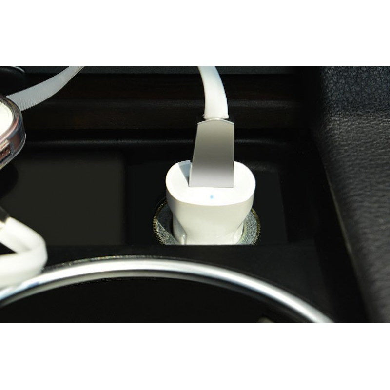 Автомобільне зарядне пристрій Hoco Z2 (1USB 1.5А) Білий