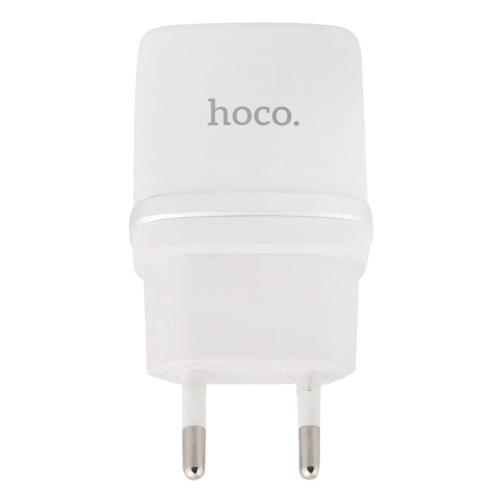 Мережеве зарядне пристрій Hoco C11 + Micro USB Cable (1USB 1А) Білий