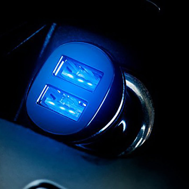 Автомобільний зарядний пристрій Hoco Z1 (2USB 2.1A) Black
