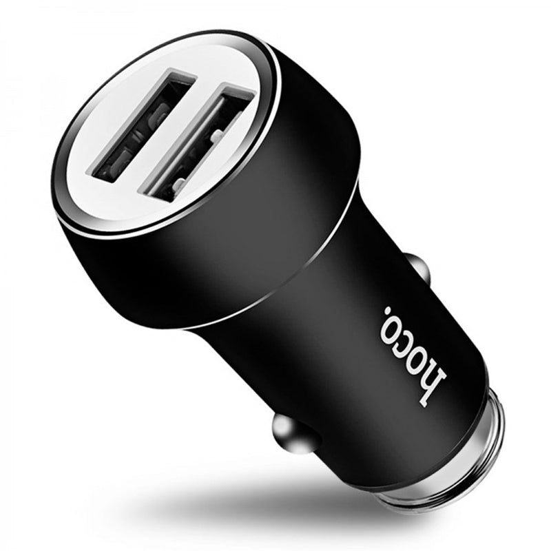 Автомобільний зарядний пристрій Hoco Z7 Kingkong (2USB 2.4A) Чорний