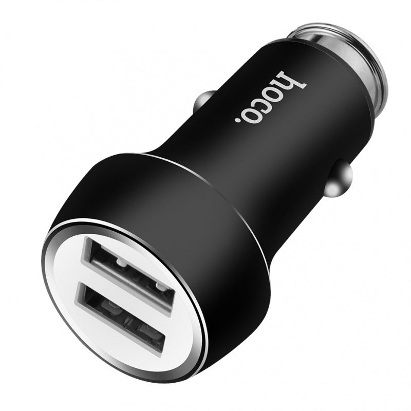 Автомобільний зарядний пристрій Hoco Z7 Kingkong (2USB 2.4A) Чорний