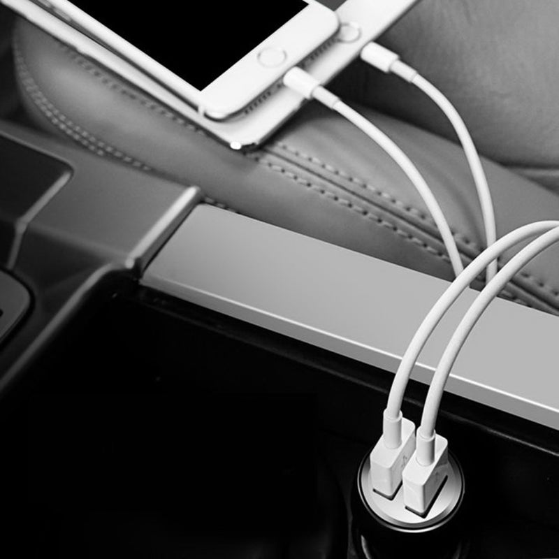 Автомобільний зарядний пристрій Hoco Z7 Kingkong (2USB 2.4A) Чорний