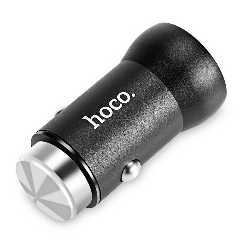 Автомобільний зарядний пристрій Hoco Z4 QC2.0 (1USB 2А) Чорний
