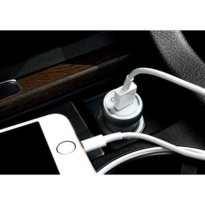 Автомобільний зарядний пристрій Hoco Z4 QC2.0 (1USB 2А) Срібний
