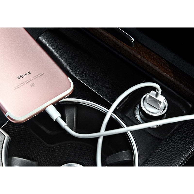 Автомобільний зарядний пристрій Hoco Z4 QC2.0 (1USB 2А) Срібний