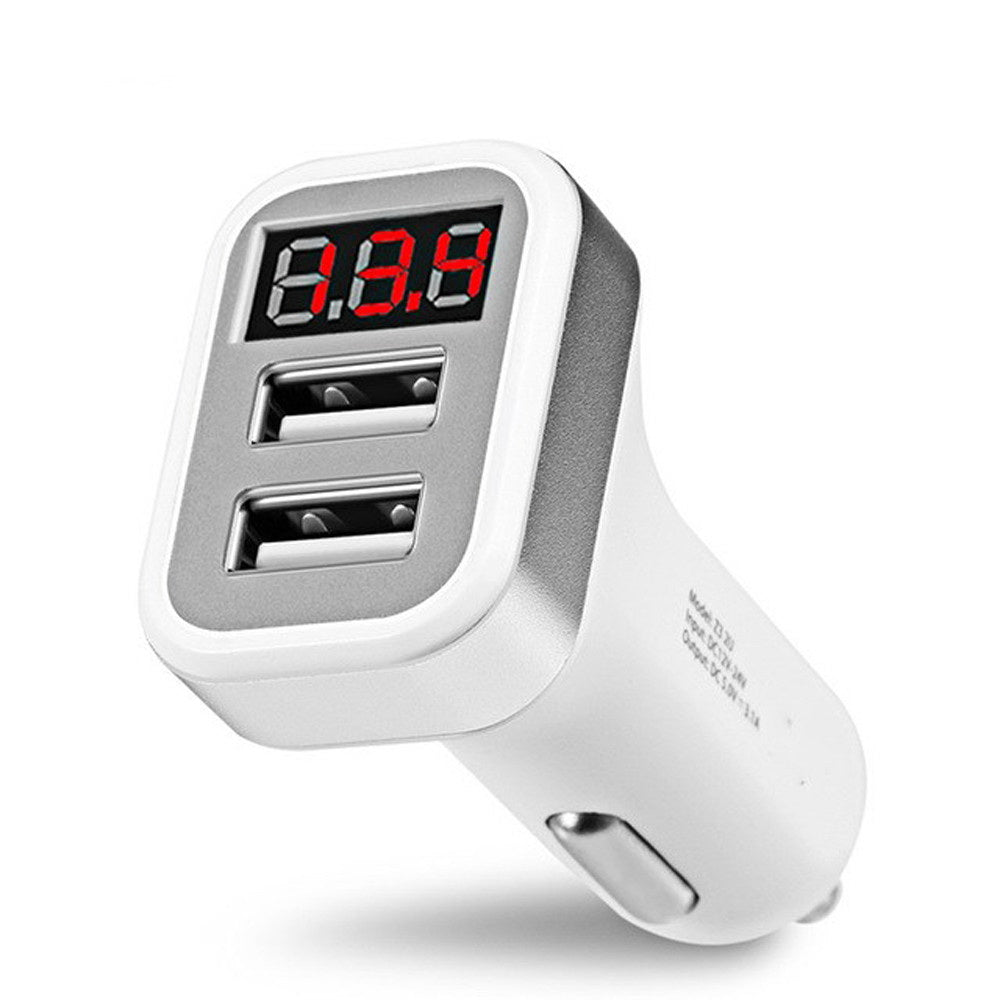 Автомобільний зарядний пристрій Hoco Z3 Fast Charger (2USB 3.1А) Білий