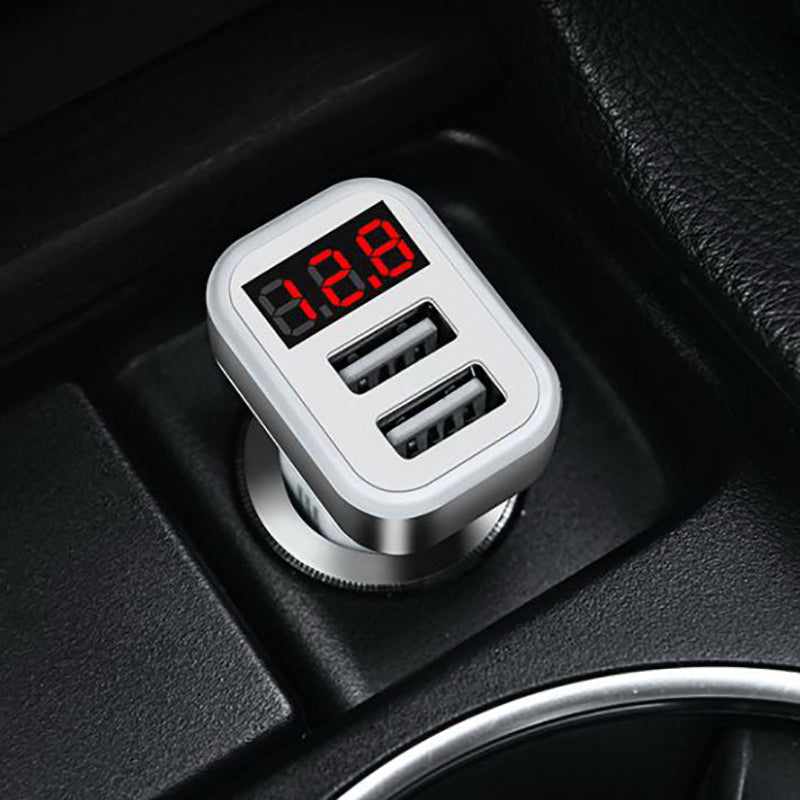 Автомобільний зарядний пристрій Hoco Z3 Fast Charger (2USB 3.1А) Білий