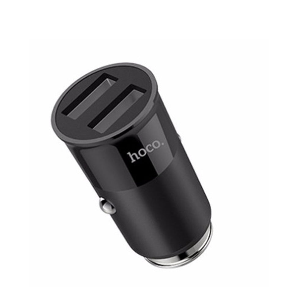 Автомобільне зарядне пристрій Hoco Z17A (2USB 3.1А) Чорний