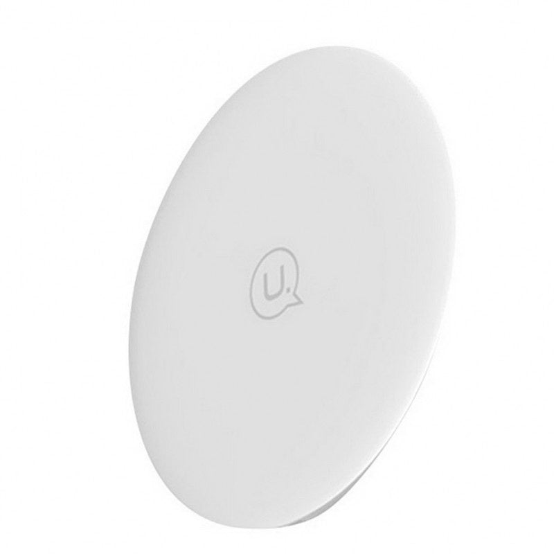 Бездротовий зарядний пристрій Usams US-CD24 Wireless Fast Charging Pad Boswell Series Білий