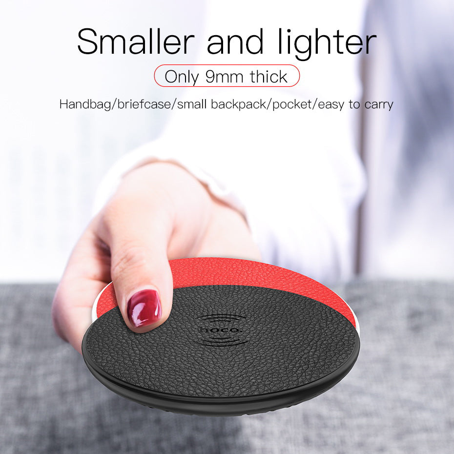 Бездротовий зарядний пристрій Hoco CW14 wireless charger 1A Червоний