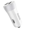 Автомобільне зарядне пристрій Hoco Z21 (2USB 3.4A) Білий