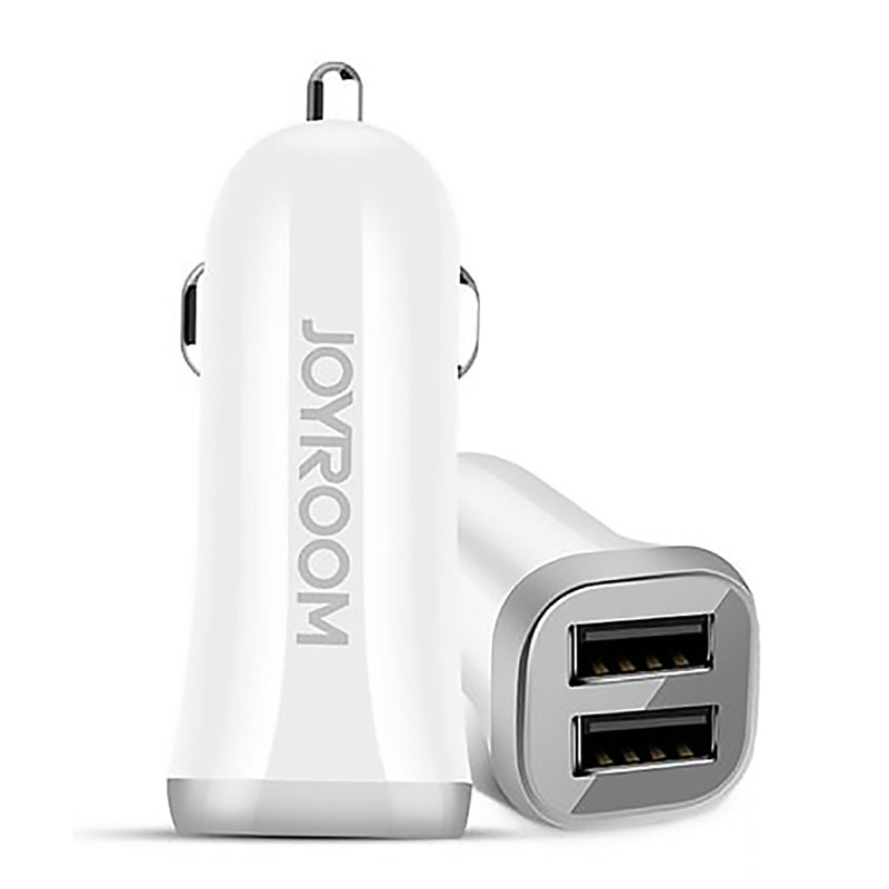 Автомобільний зарядний пристрій Joyroom C-M216 (2USB 3.1А) White