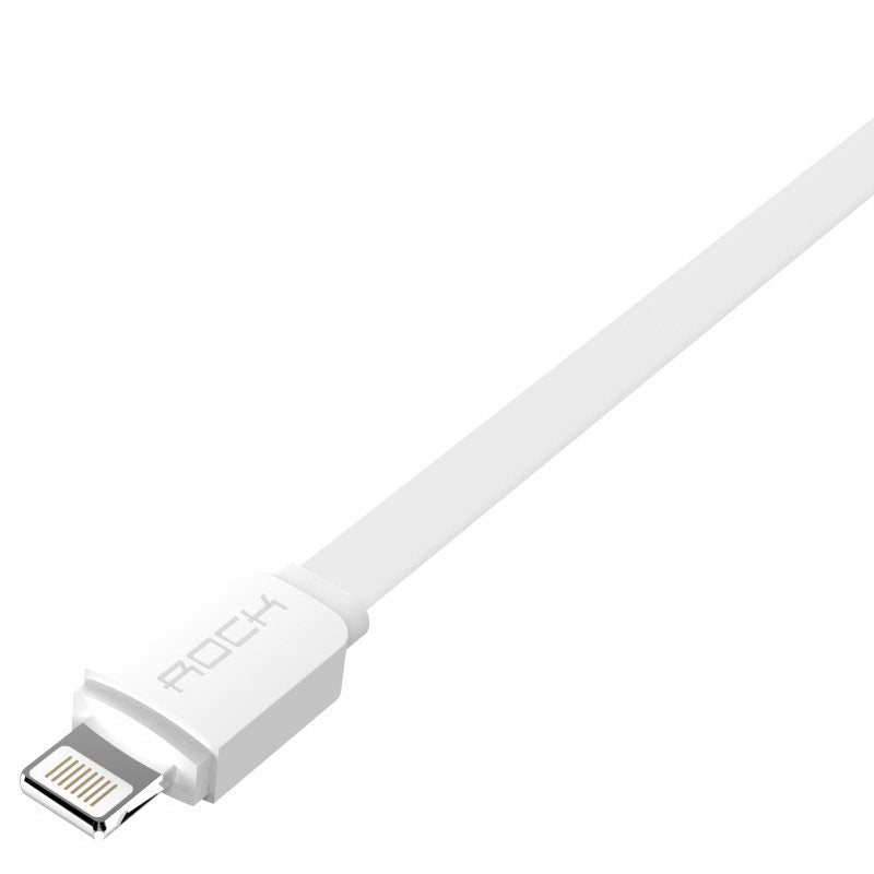 Кабель Rock Lightning Flat Data Cable 1m White
