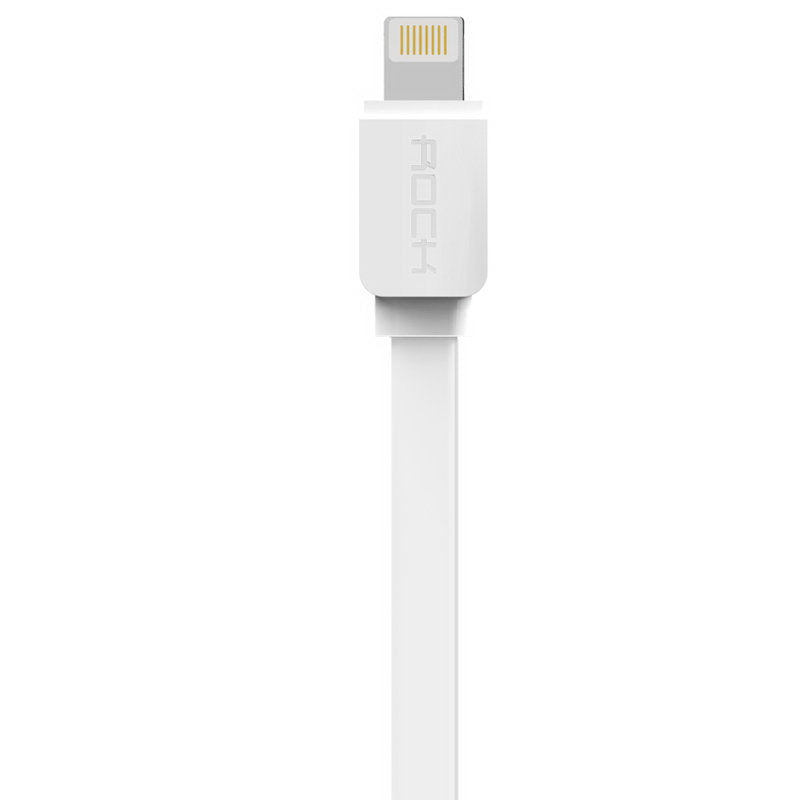 Кабель Rock Lightning Flat Data Cable 1m White