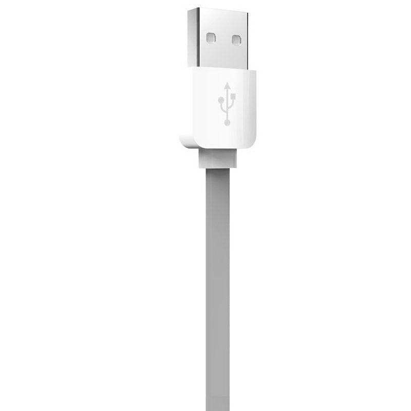 Кабель Rock Lightning Flat Data Cable 1m Gray