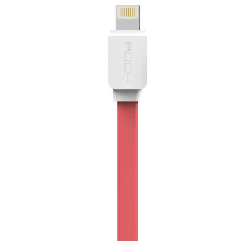 Кабель Rock Lightning Flat Data Cable 1м Red